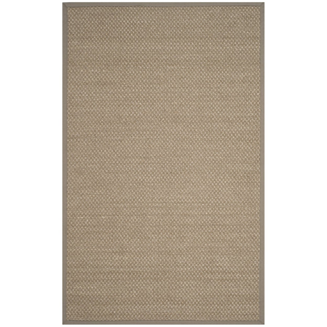 SAFAVIEH Natural Fiber NF153A Natural / Grey Rug Image 1