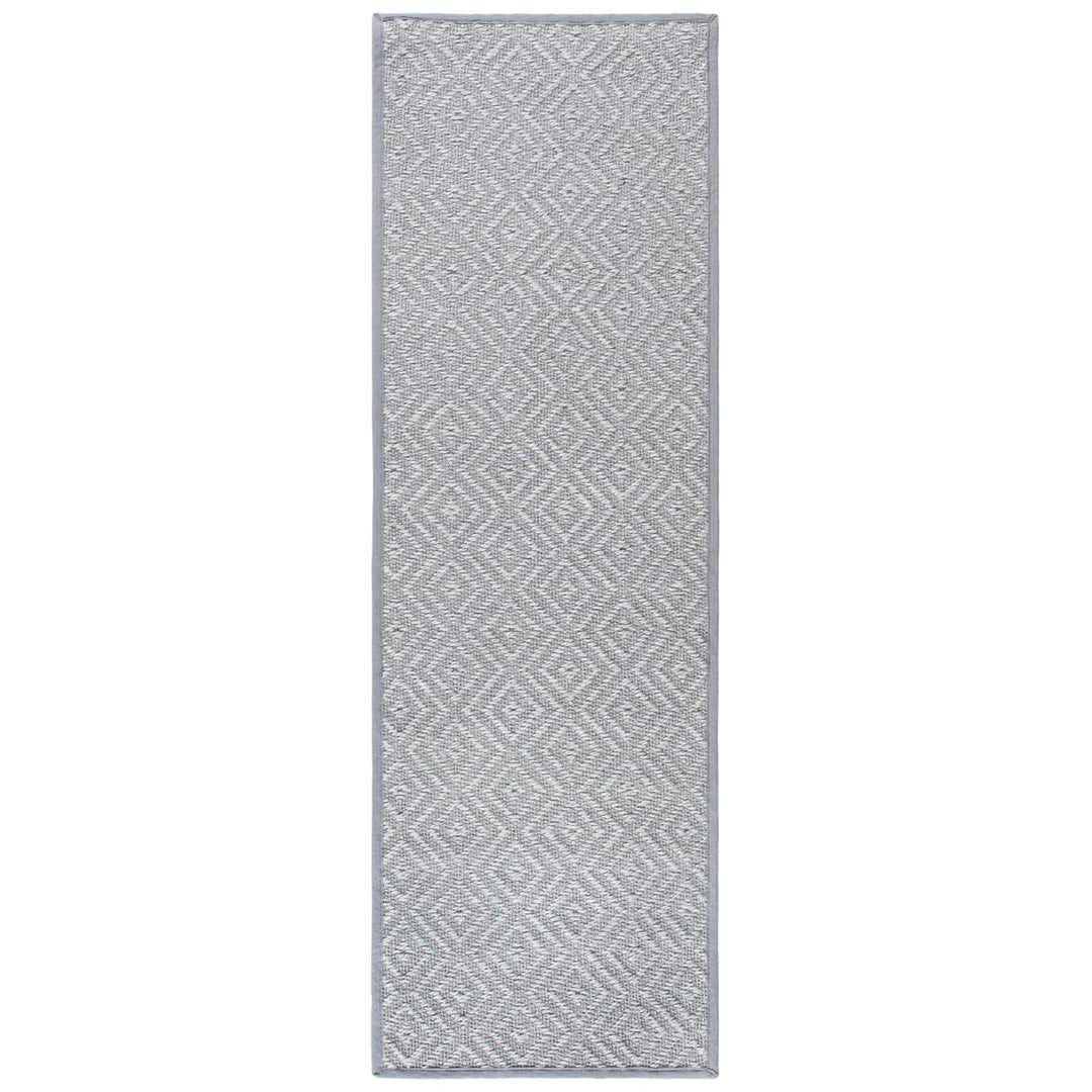 SAFAVIEH Natural Fiber NF154B Light Grey / Grey Rug Image 1