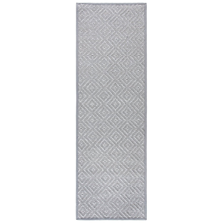 SAFAVIEH Natural Fiber NF154B Light Grey / Grey Rug Image 1