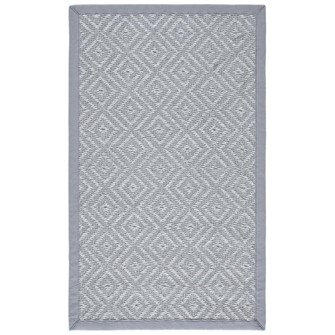 SAFAVIEH Natural Fiber NF154B Light Grey / Grey Rug Image 1