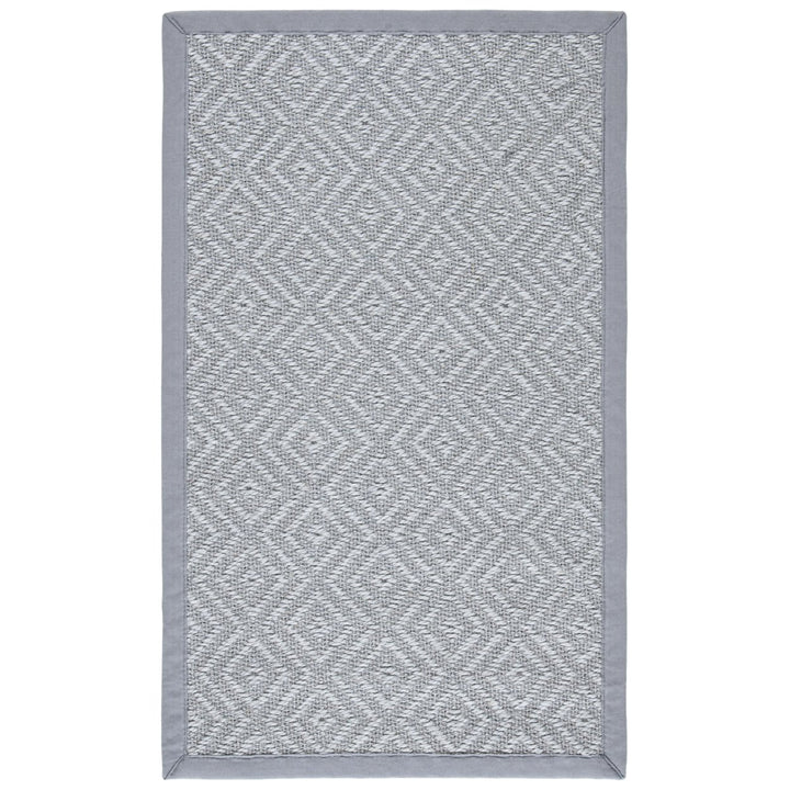 SAFAVIEH Natural Fiber NF154B Light Grey / Grey Rug Image 1