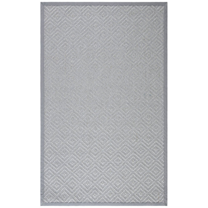 SAFAVIEH Natural Fiber NF154B Light Grey / Grey Rug Image 1