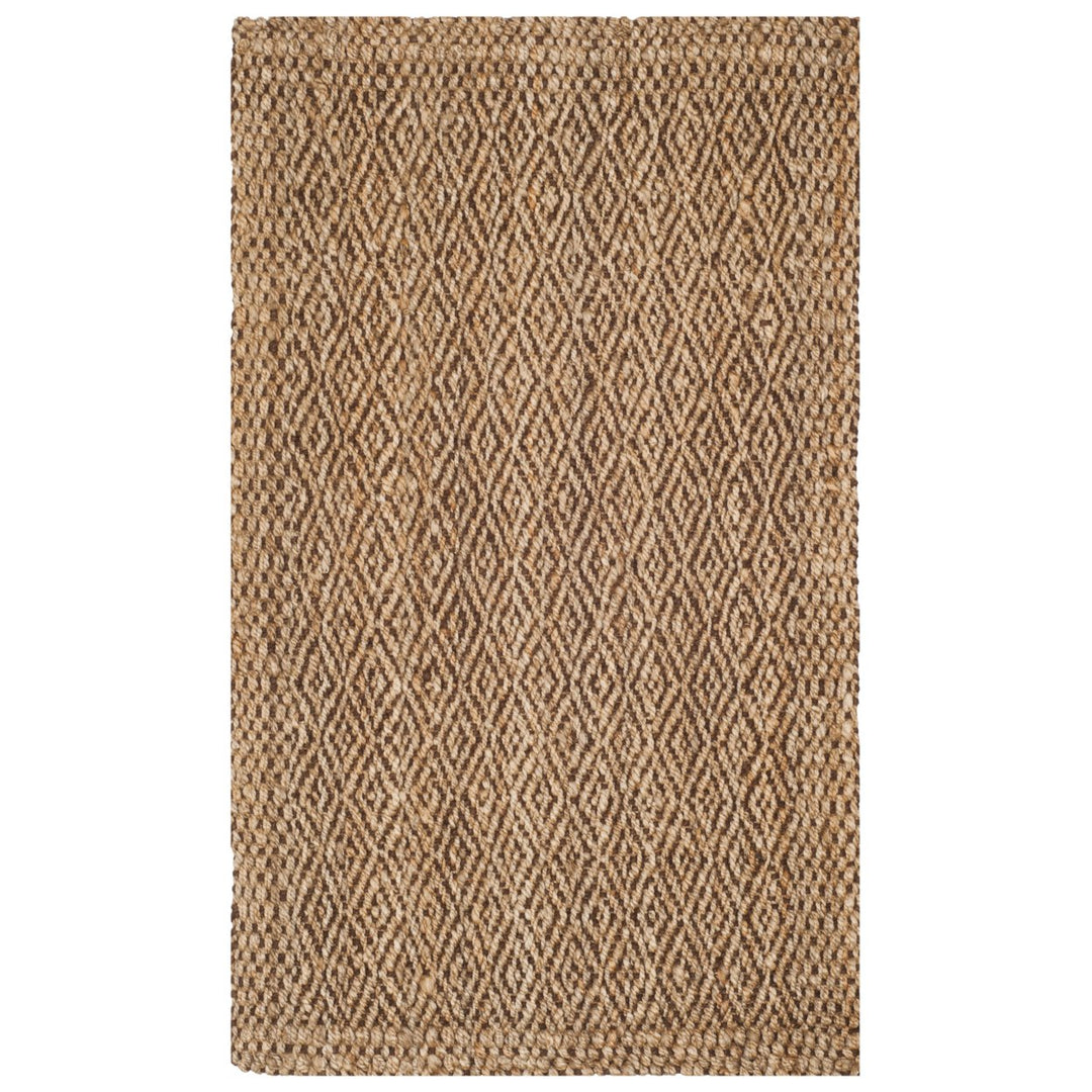 SAFAVIEH Natural Fiber NF183A Natural / Brown Rug Image 1