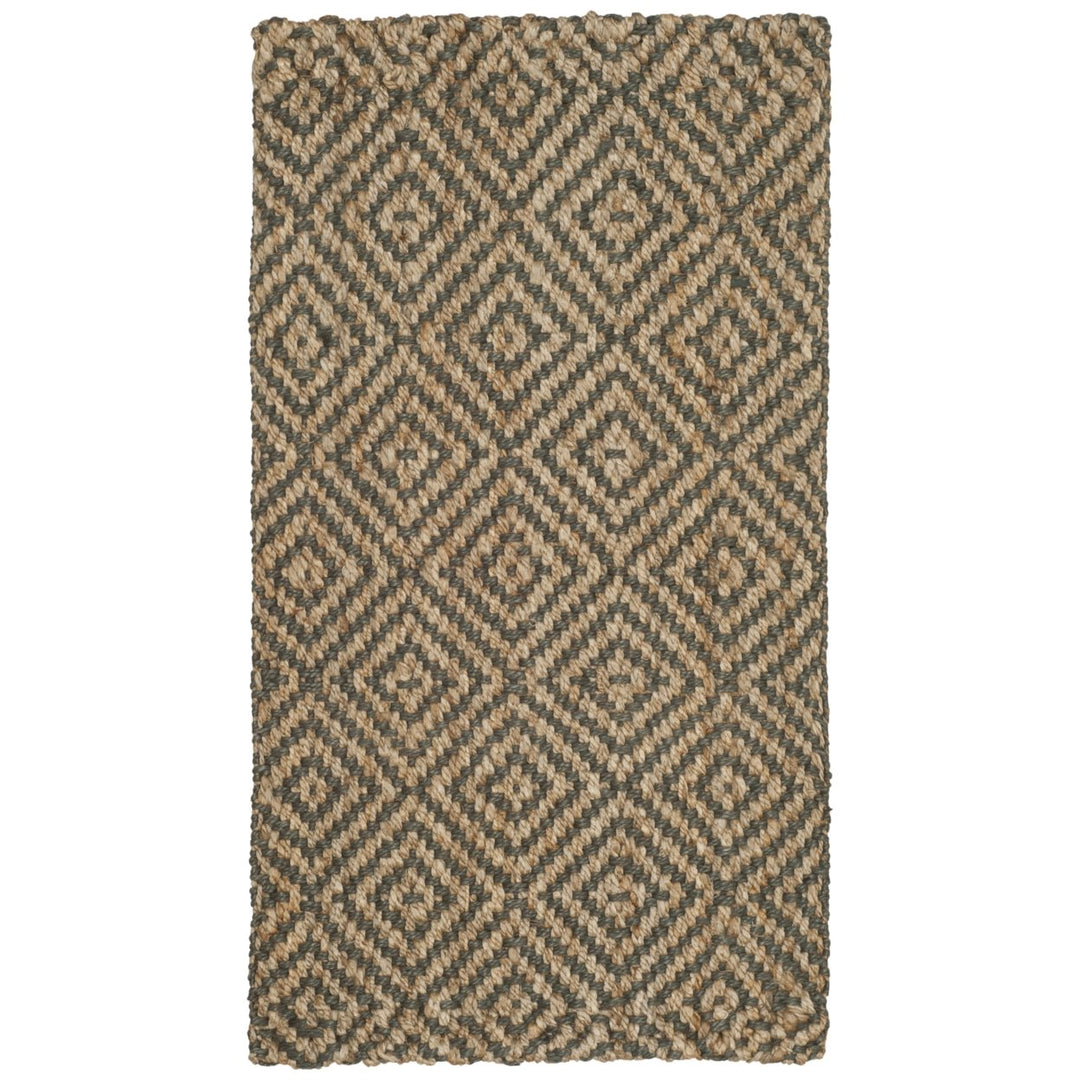 SAFAVIEH Natural Fiber NF181D Natural / Grey Rug Image 7