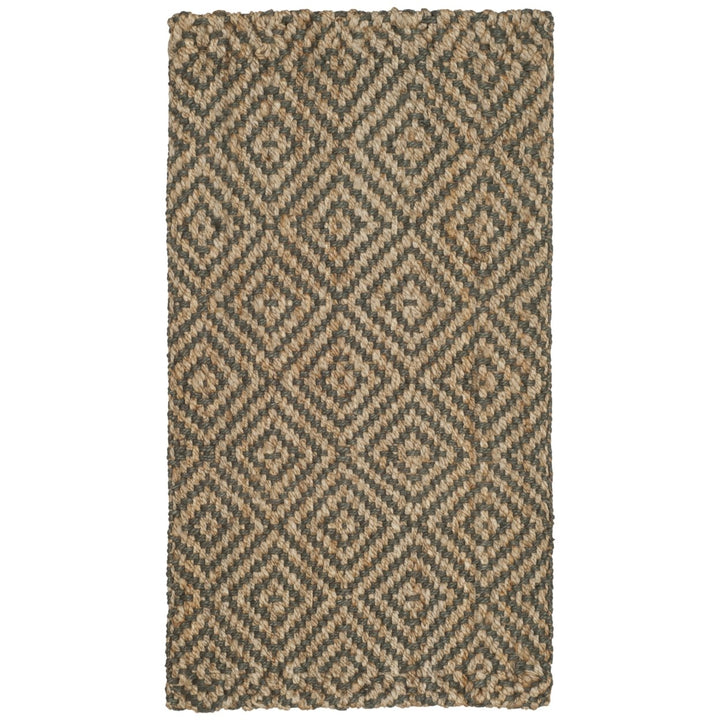 SAFAVIEH Natural Fiber NF181D Natural / Grey Rug Image 1