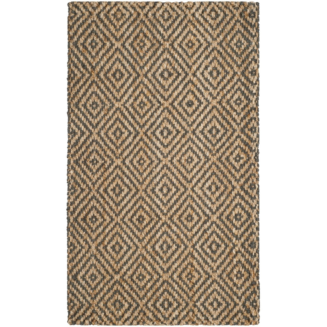 SAFAVIEH Natural Fiber NF181D Natural / Grey Rug Image 8