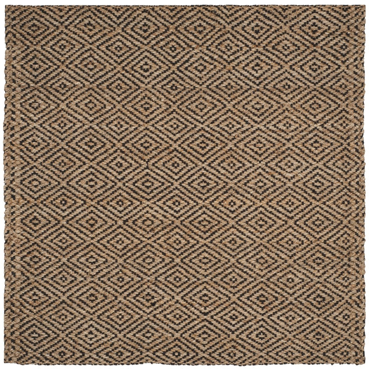 SAFAVIEH Natural Fiber NF181C Natural / Black Rug Image 5