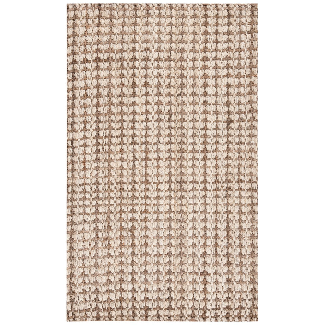 SAFAVIEH Natural Fiber NF186B Ivory / Light Brown Rug Image 1