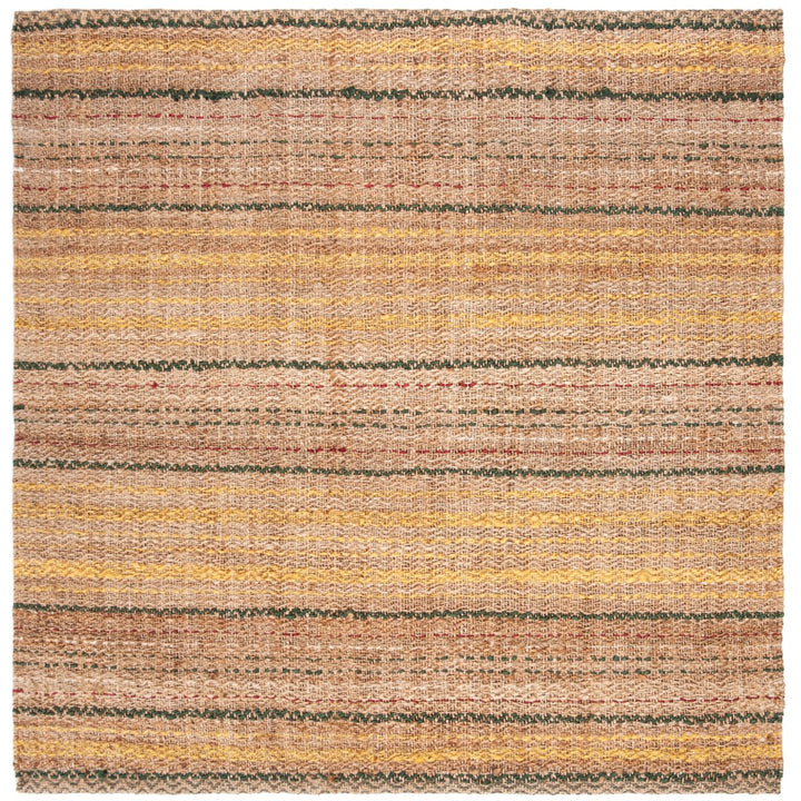 SAFAVIEH Natural Fiber NF202B Natural / Gold Rug Image 1