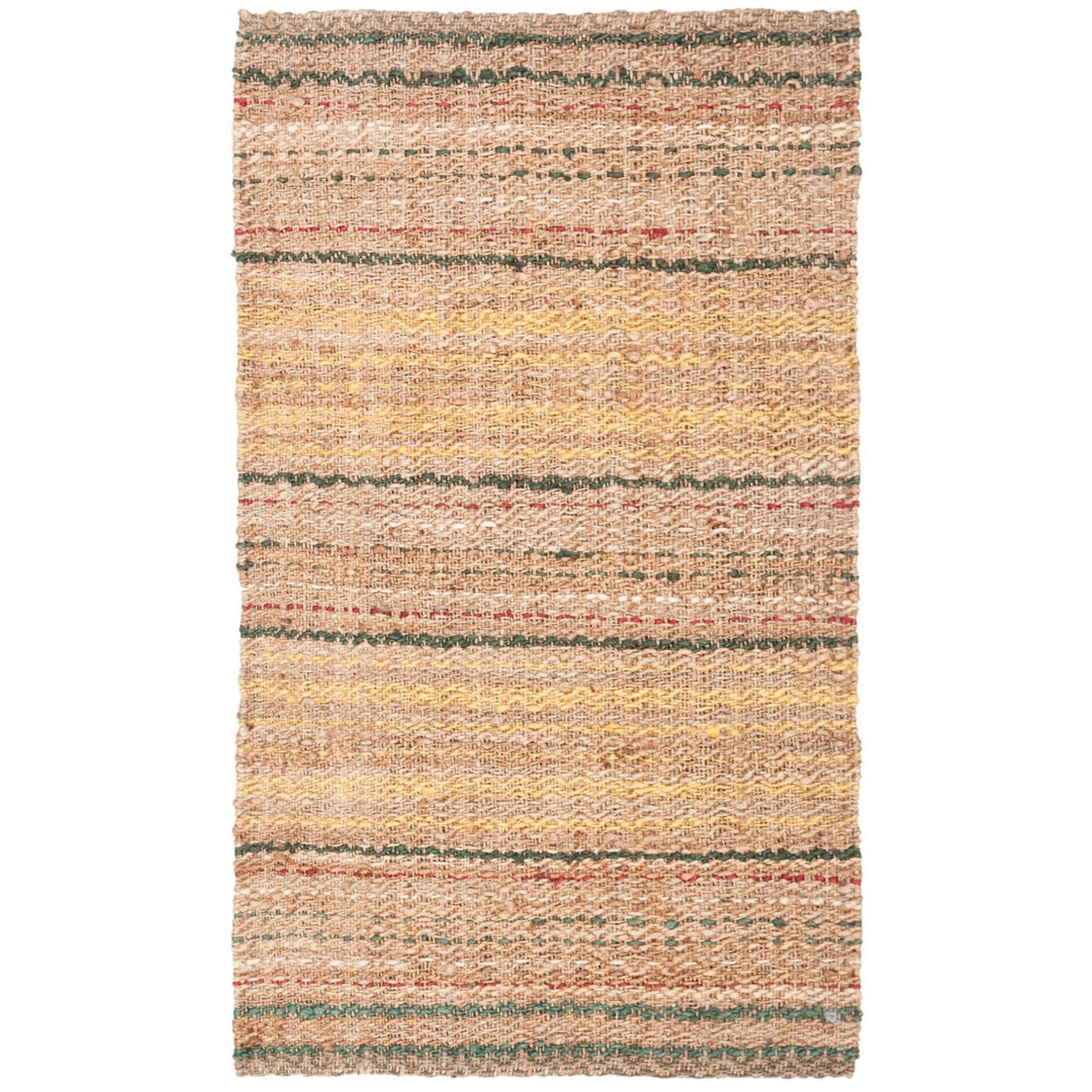 SAFAVIEH Natural Fiber NF202B Natural / Gold Rug Image 1