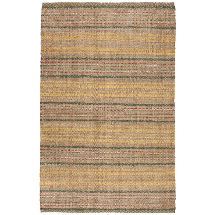 SAFAVIEH Natural Fiber NF202B Natural / Gold Rug Image 7