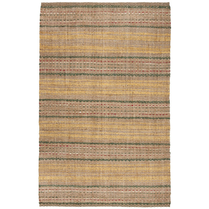 SAFAVIEH Natural Fiber NF202B Natural / Gold Rug Image 1