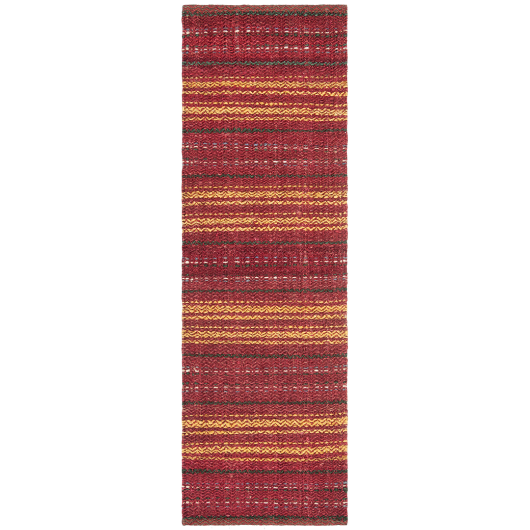 SAFAVIEH Natural Fiber NF202Q Handwoven Red / Gold Rug Image 3