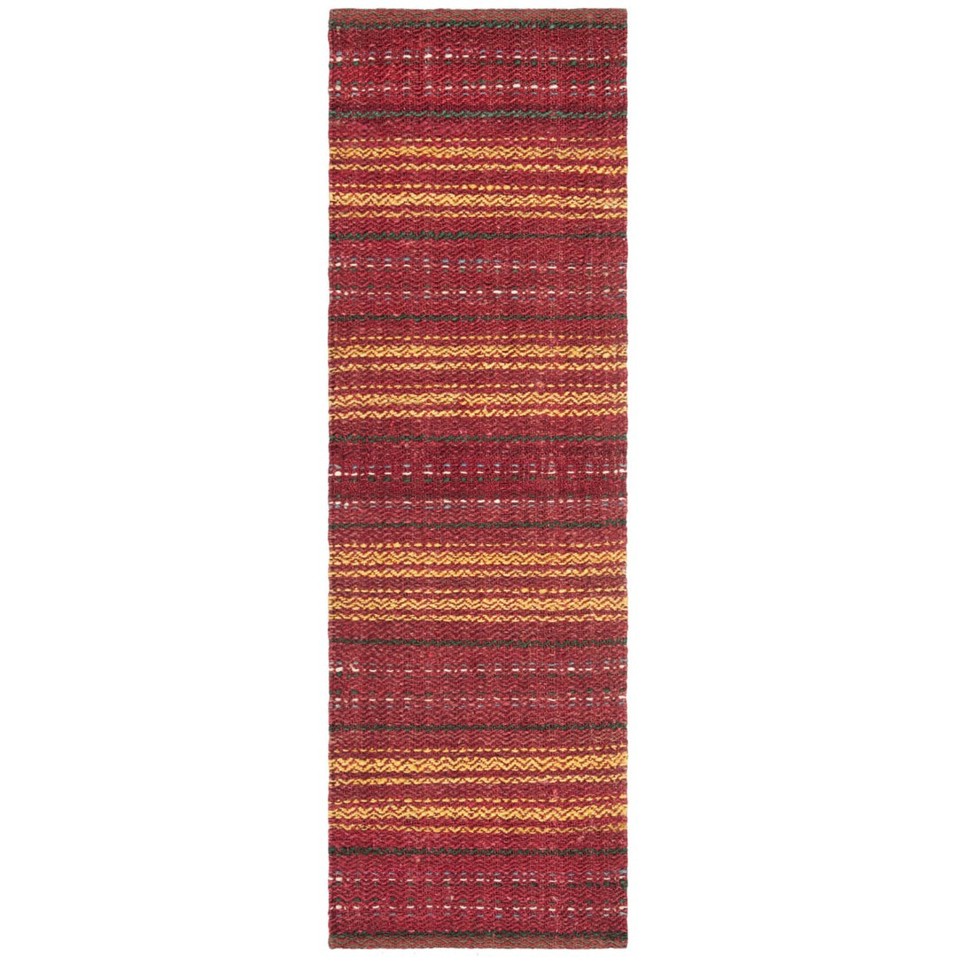 SAFAVIEH Natural Fiber NF202Q Handwoven Red / Gold Rug Image 1