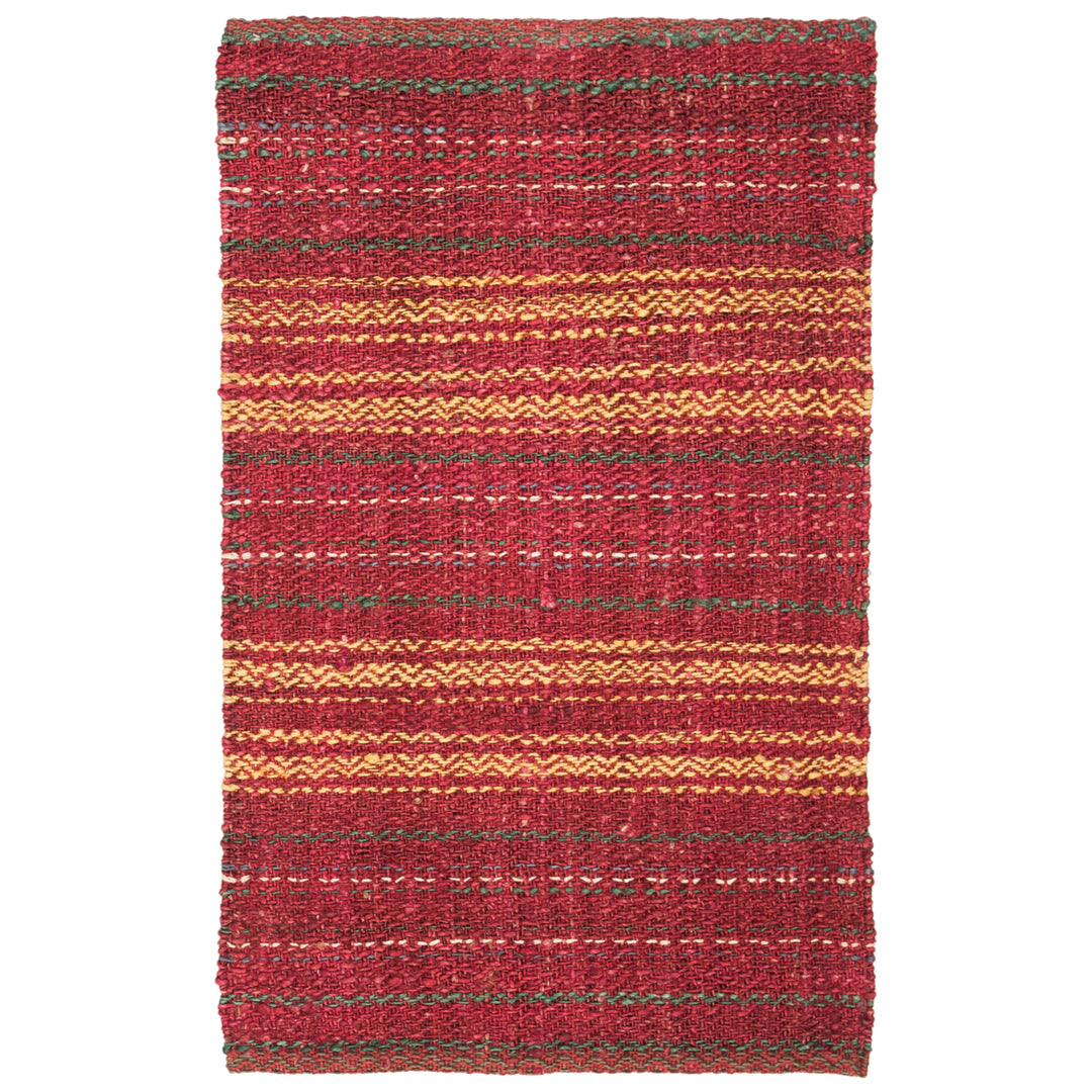 SAFAVIEH Natural Fiber NF202Q Handwoven Red / Gold Rug Image 8