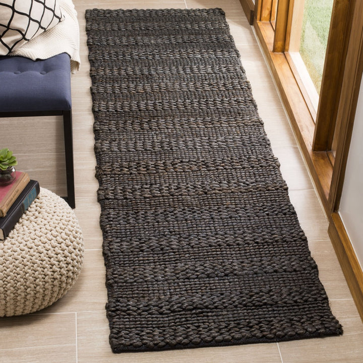 SAFAVIEH Natural Fiber NF212C Handwoven Charcoal Rug Image 3