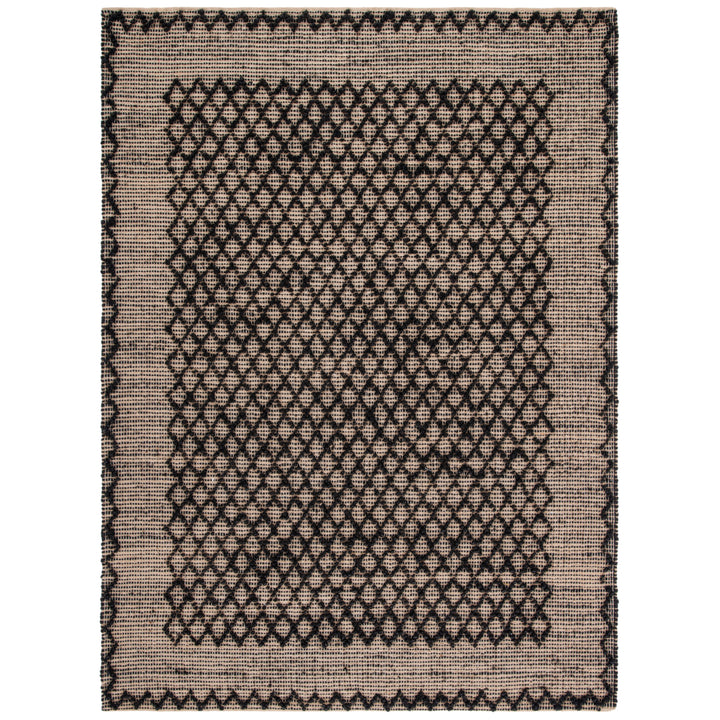 SAFAVIEH Natural Fiber NF222Z Black / Natural Rug Image 10