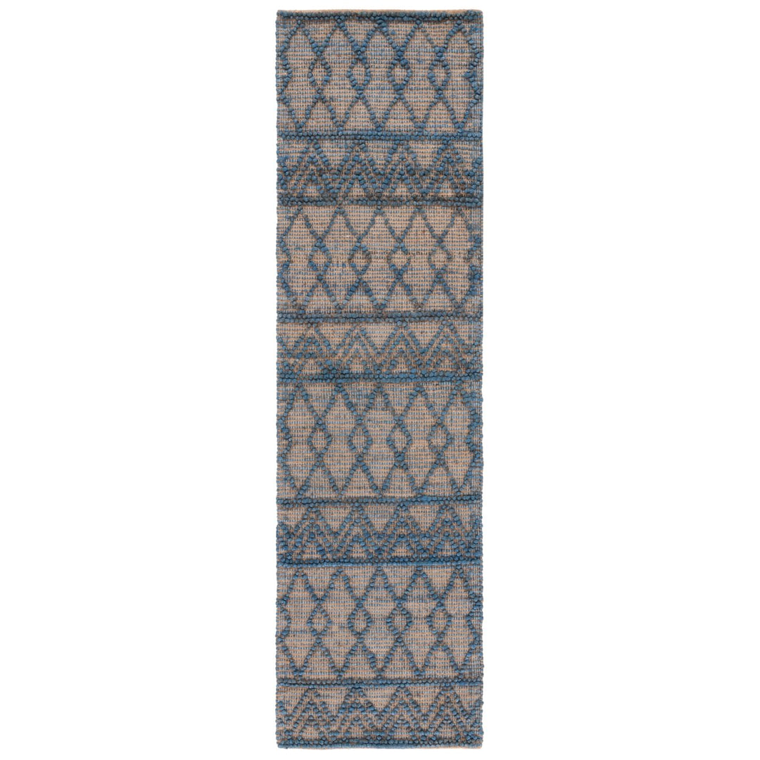 SAFAVIEH Natural Fiber NF221M Blue / Natural Rug Image 1