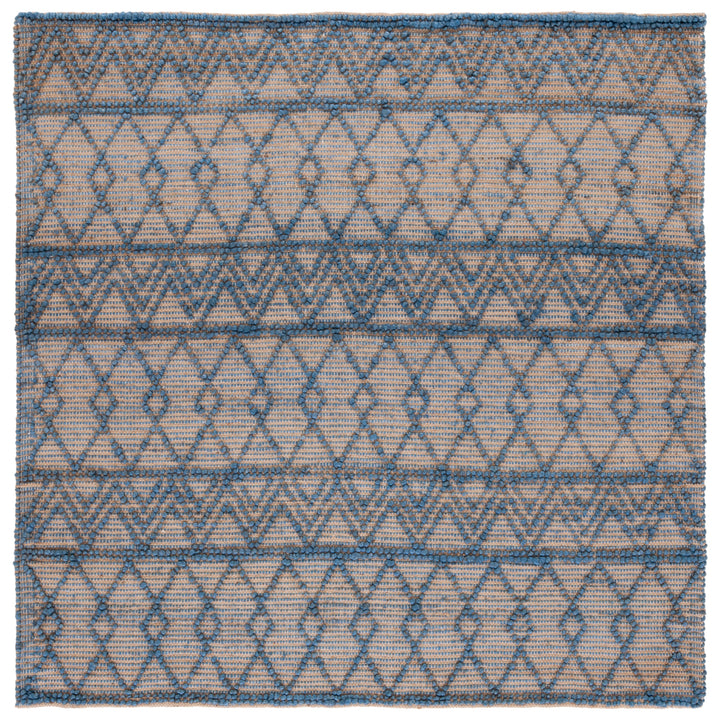 SAFAVIEH Natural Fiber NF221M Blue / Natural Rug Image 6