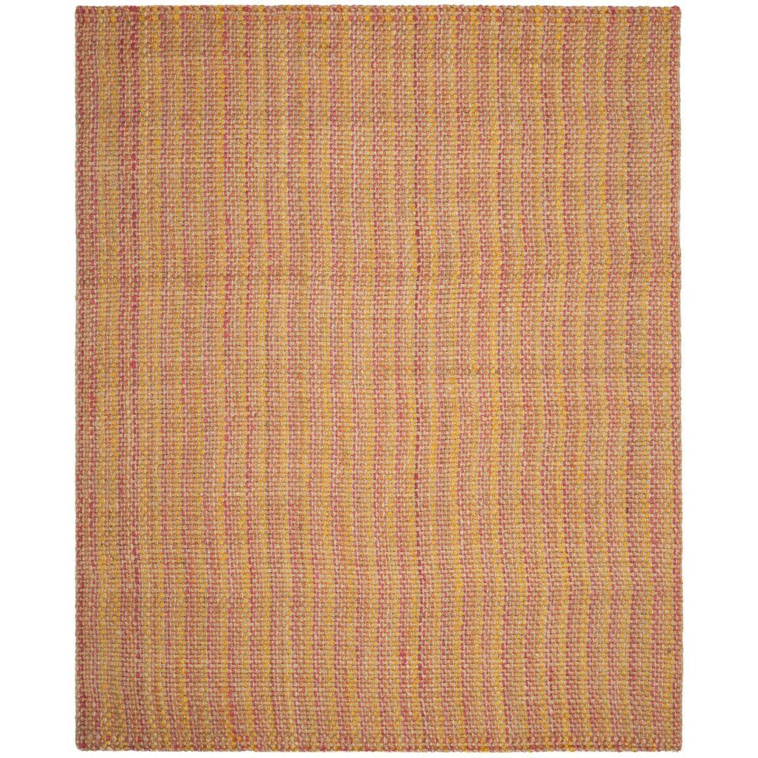 SAFAVIEH Natural Fiber NF262A Handwoven Pink / Multi Rug Image 1