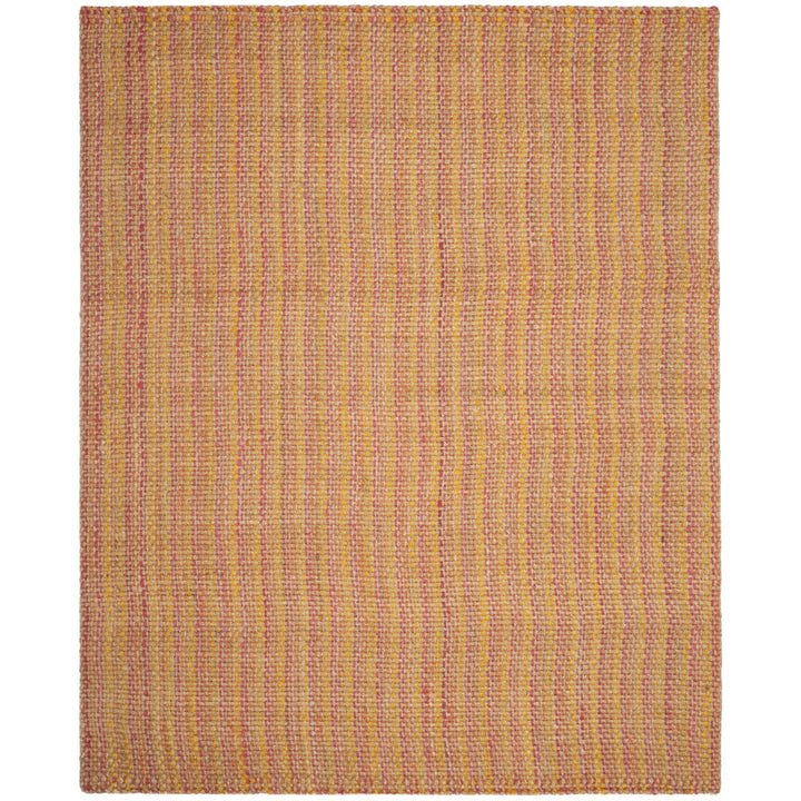 SAFAVIEH Natural Fiber NF262A Handwoven Pink / Multi Rug Image 1