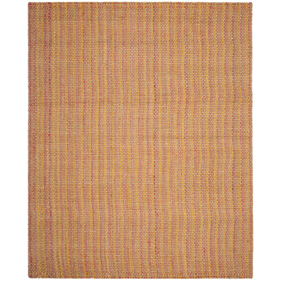 SAFAVIEH Natural Fiber NF262A Handwoven Pink / Multi Rug Image 1