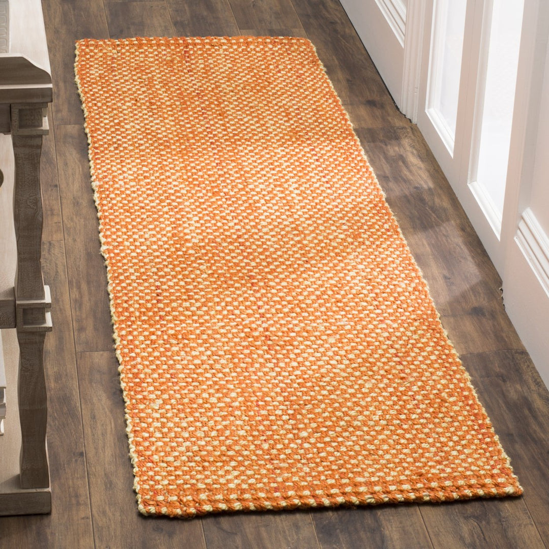 SAFAVIEH Natural Fiber NF262B Rust / Natural Rug Image 3