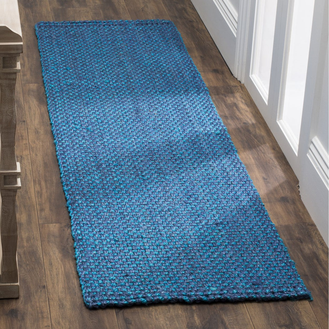 SAFAVIEH Natural Fiber NF262C Handwoven Blue Rug Image 3