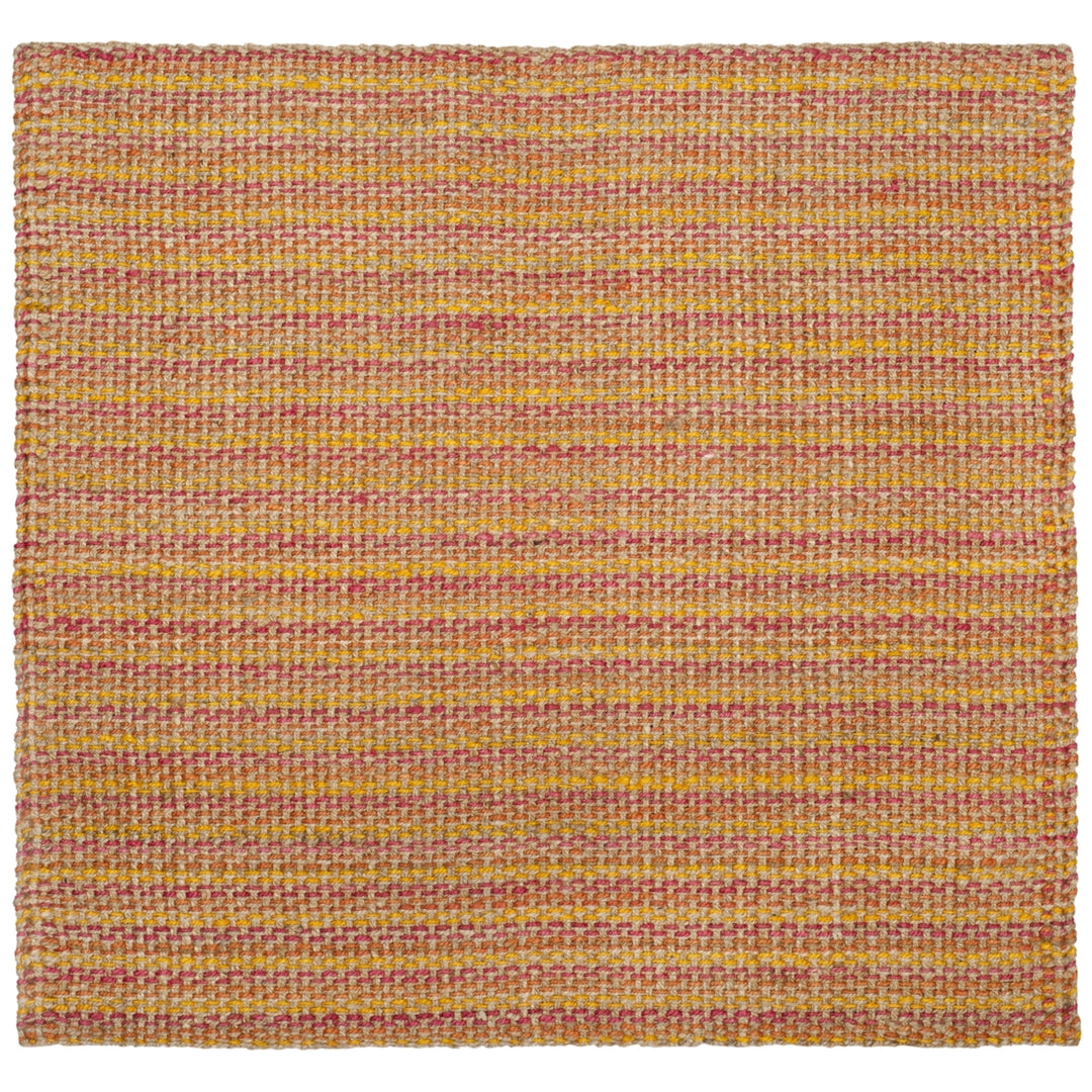 SAFAVIEH Natural Fiber NF262A Handwoven Pink / Multi Rug Image 6