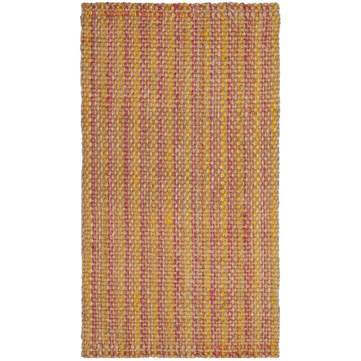 SAFAVIEH Natural Fiber NF262A Handwoven Pink / Multi Rug Image 8