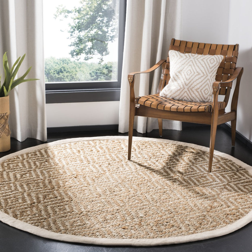 SAFAVIEH Natural Fiber NF266A Ivory / Natural Rug Image 2