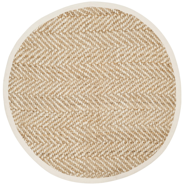 SAFAVIEH Natural Fiber NF264A Ivory / Natural Rug Image 4