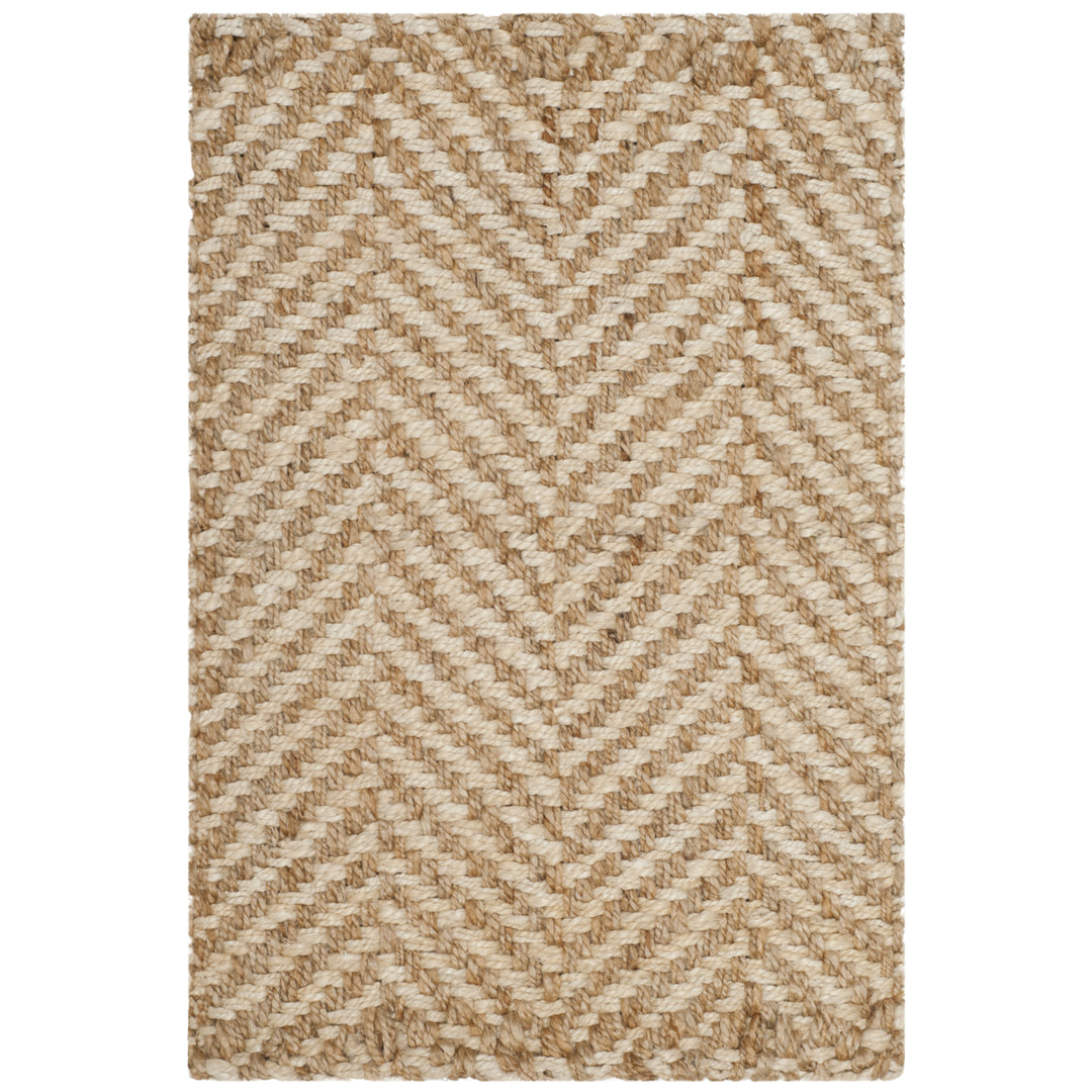 SAFAVIEH Natural Fiber NF264A Ivory / Natural Rug Image 8