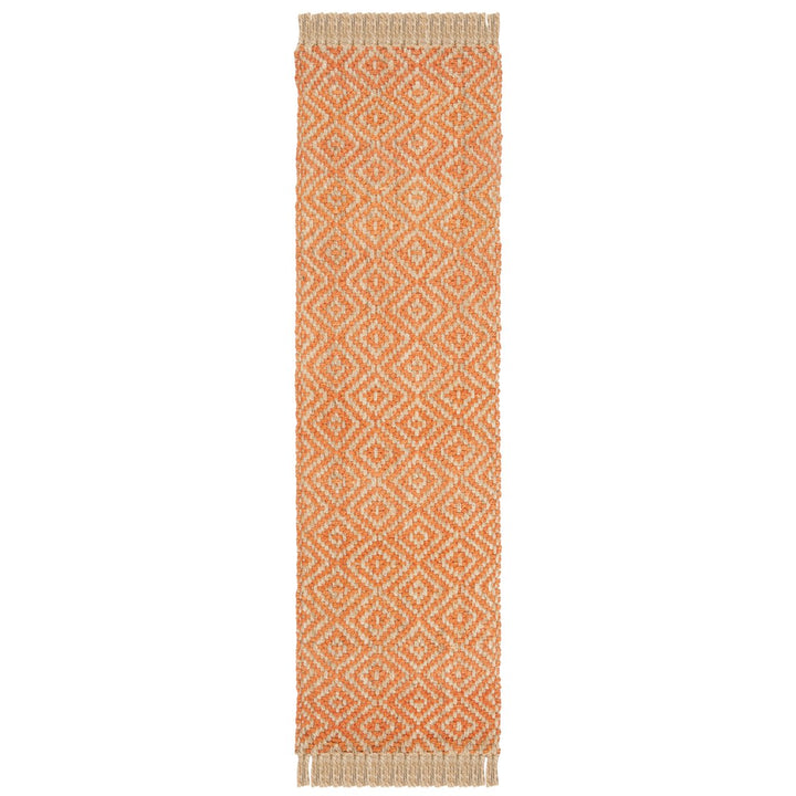 SAFAVIEH Natural Fiber NF266B Orange / Natural Rug Image 1