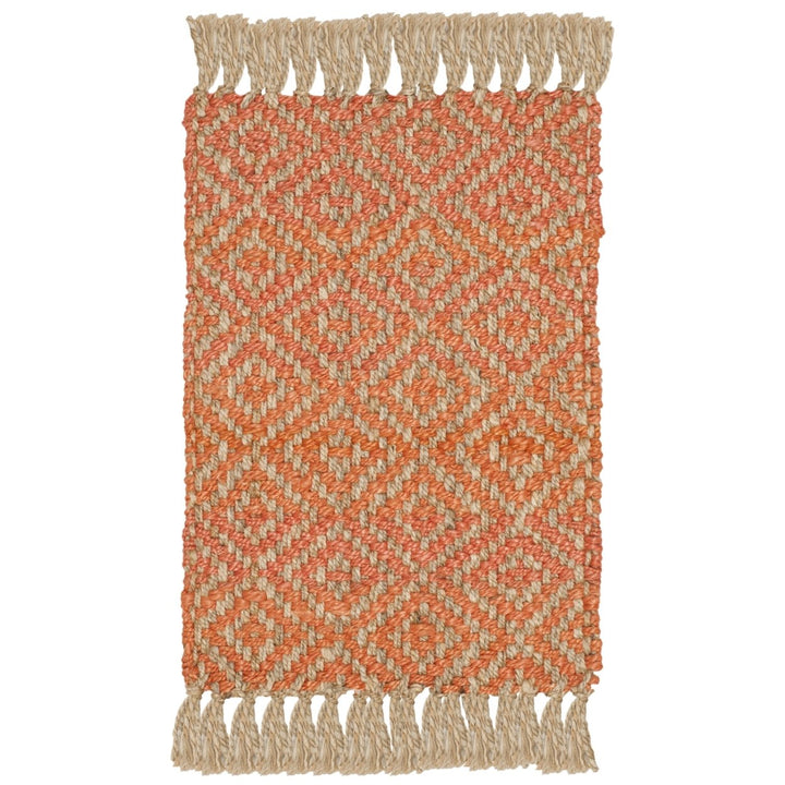 SAFAVIEH Natural Fiber NF266B Orange / Natural Rug Image 10