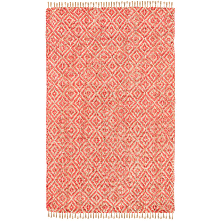 SAFAVIEH Natural Fiber NF266G Fuchsia / Natural Rug Image 1