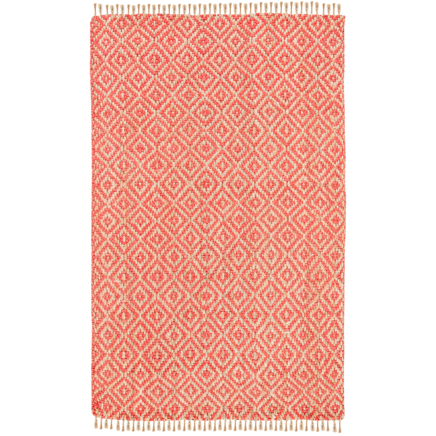 SAFAVIEH Natural Fiber NF266G Fuchsia / Natural Rug Image 1