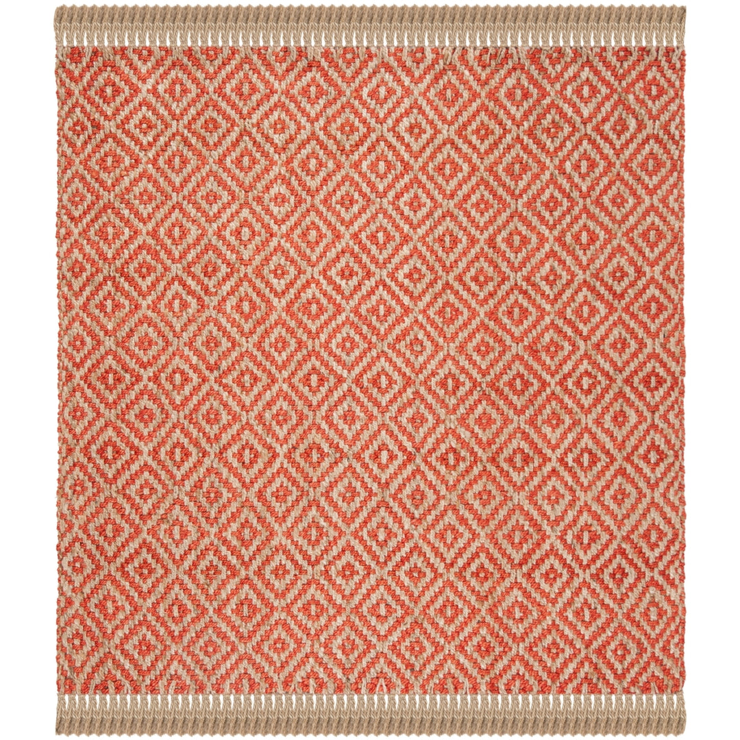 SAFAVIEH Natural Fiber NF266G Fuchsia / Natural Rug Image 6