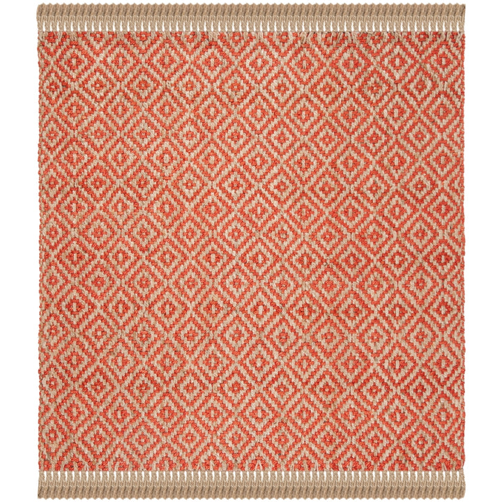 SAFAVIEH Natural Fiber NF266G Fuchsia / Natural Rug Image 6