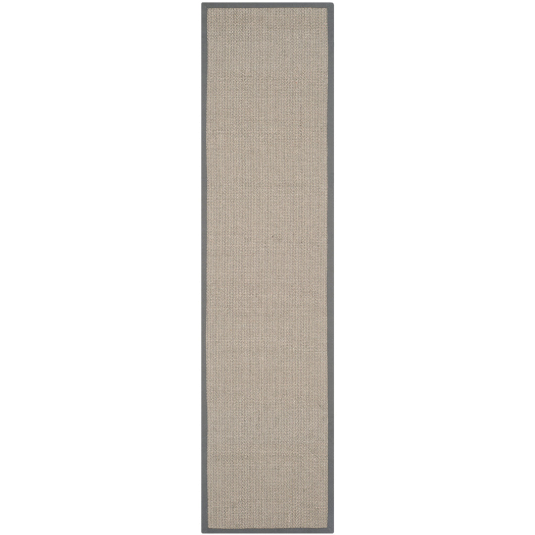 SAFAVIEH Natural Fiber NF444A Grey Brown / Grey Rug Image 3