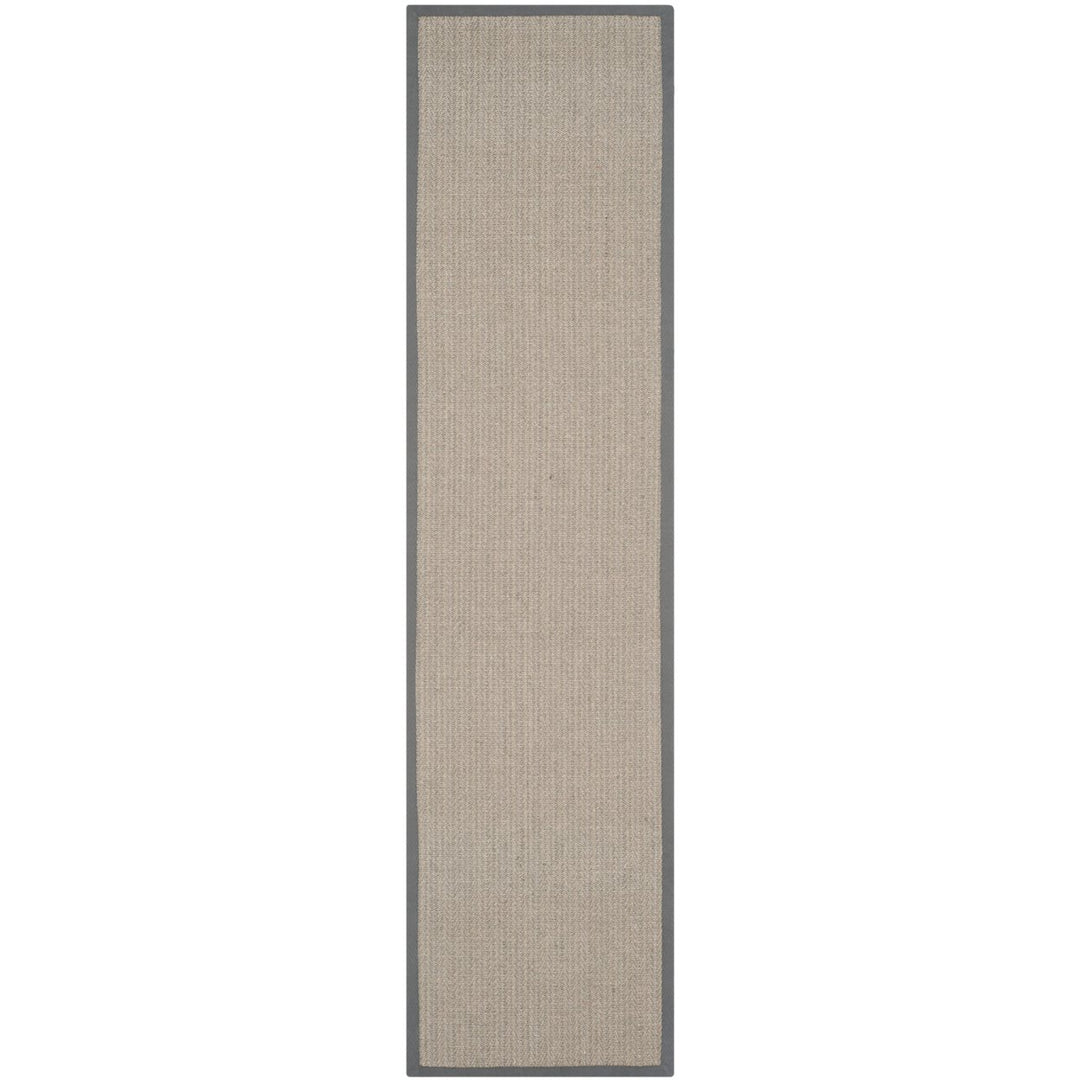 SAFAVIEH Natural Fiber NF444A Grey Brown / Grey Rug Image 1