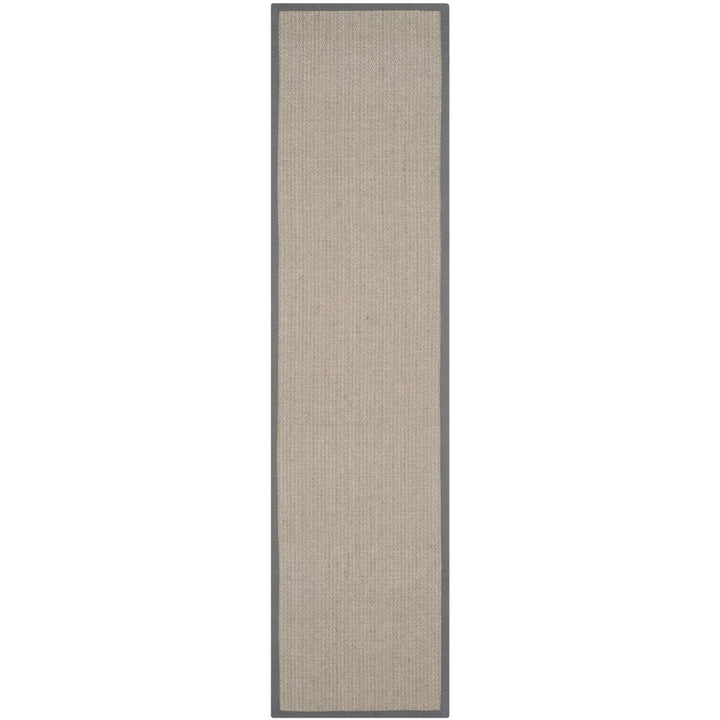 SAFAVIEH Natural Fiber NF444A Grey Brown / Grey Rug Image 1