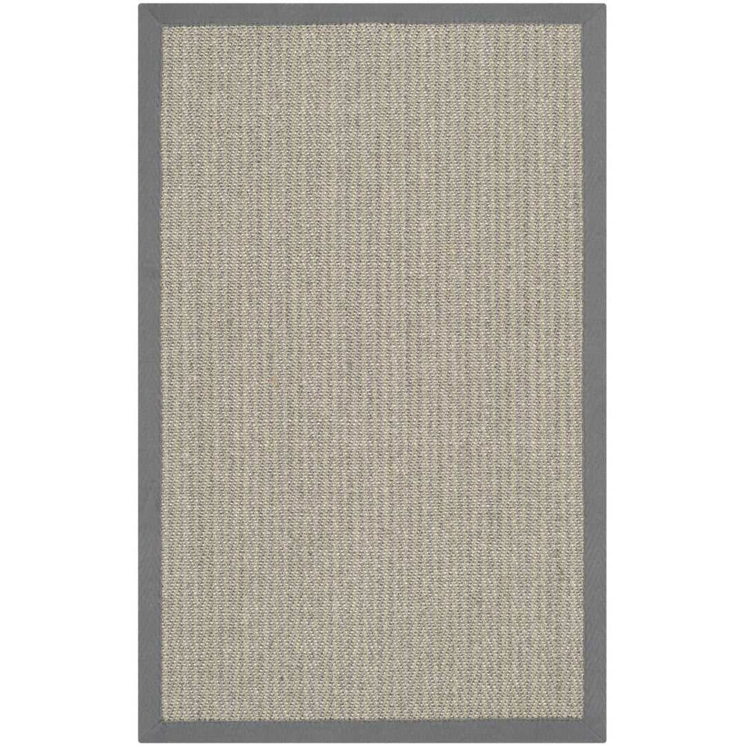 SAFAVIEH Natural Fiber NF444A Grey Brown / Grey Rug Image 1