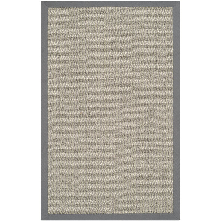 SAFAVIEH Natural Fiber NF444A Grey Brown / Grey Rug Image 1