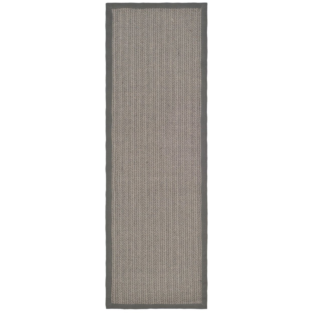 SAFAVIEH Natural Fiber NF444A Grey Brown / Grey Rug Image 1