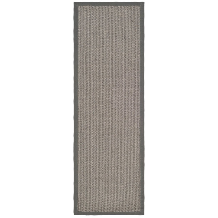 SAFAVIEH Natural Fiber NF444A Grey Brown / Grey Rug Image 1