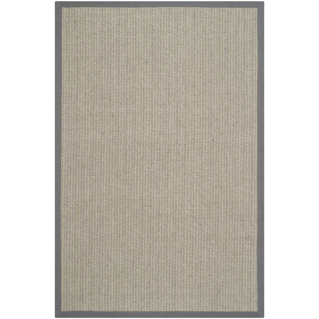 SAFAVIEH Natural Fiber NF444A Grey Brown / Grey Rug Image 1