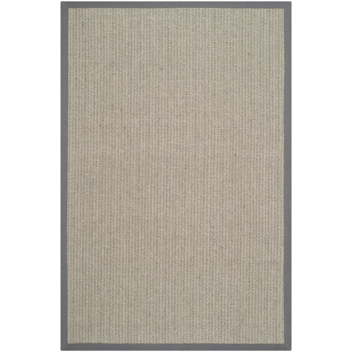 SAFAVIEH Natural Fiber NF444A Grey Brown / Grey Rug Image 1