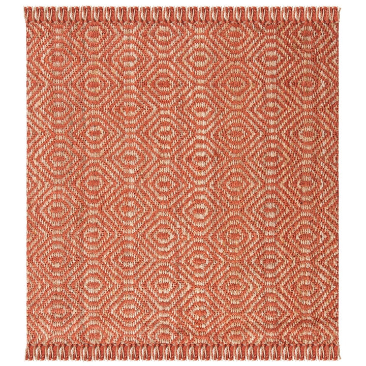 SAFAVIEH Natural Fiber NF445A Handwoven Rust Rug Image 1