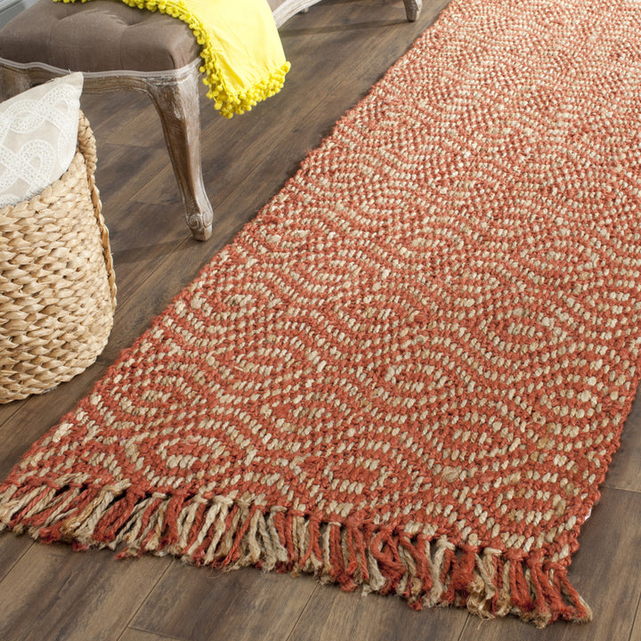 SAFAVIEH Natural Fiber NF445A Handwoven Rust Rug Image 11